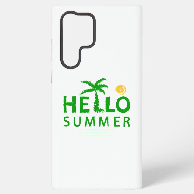 Hello Summer Samsung Galaxy S22 Ultra Case (Back)