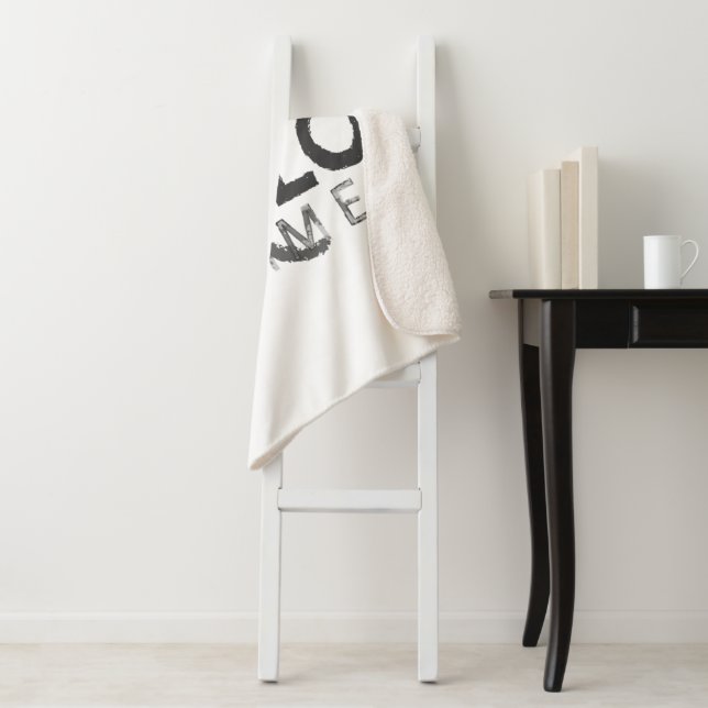 Hello Summer Sherpa Blanket (In Situ)