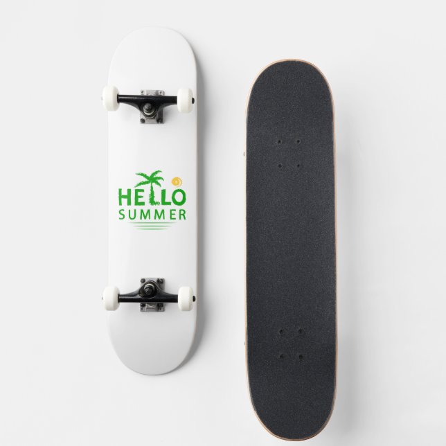 Hello Summer Skateboard (Front)