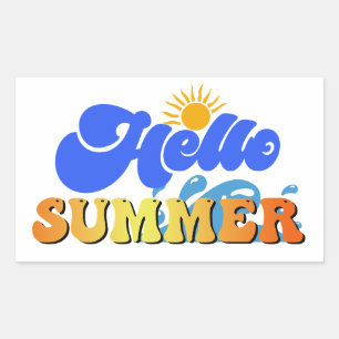 Hello Summer Sticker