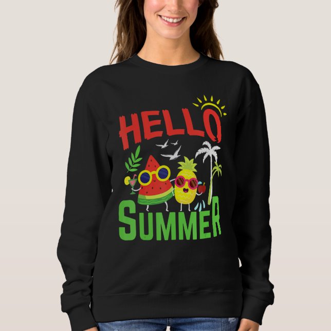Hello Summer Sweatshirt (Front)