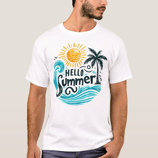 Hello summer  T-Shirt (Front)