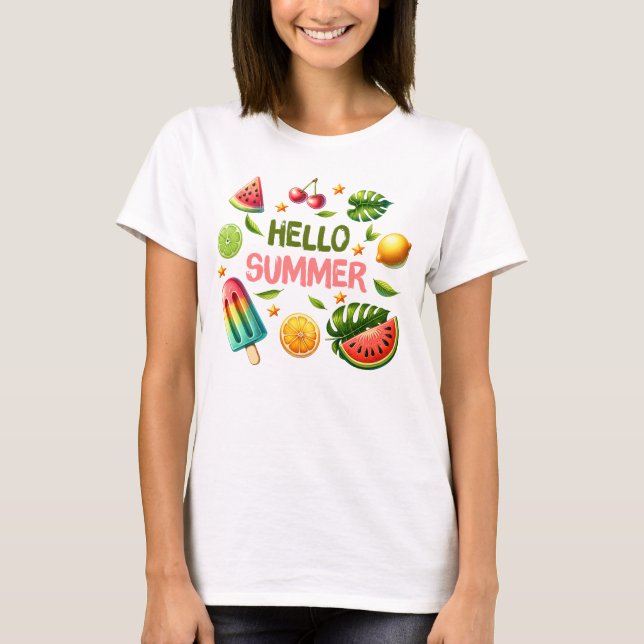 Hello summer  T-Shirt (Front)
