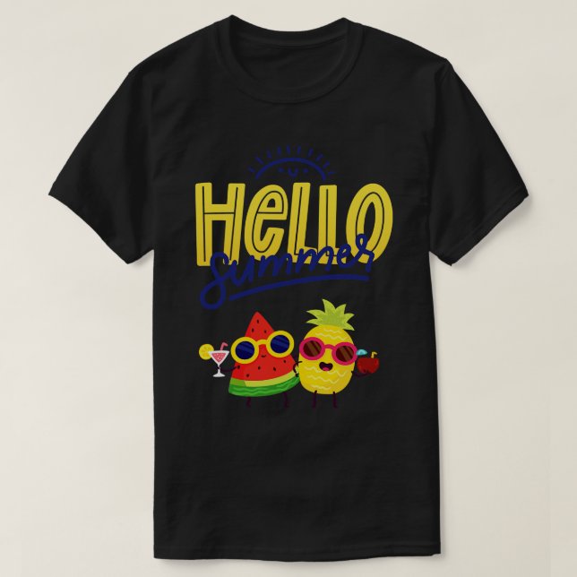 hello summer T-Shirt (Design Front)
