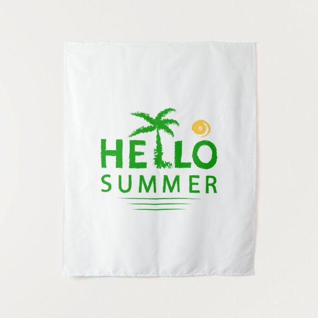Hello Summer Tapestry (Front)
