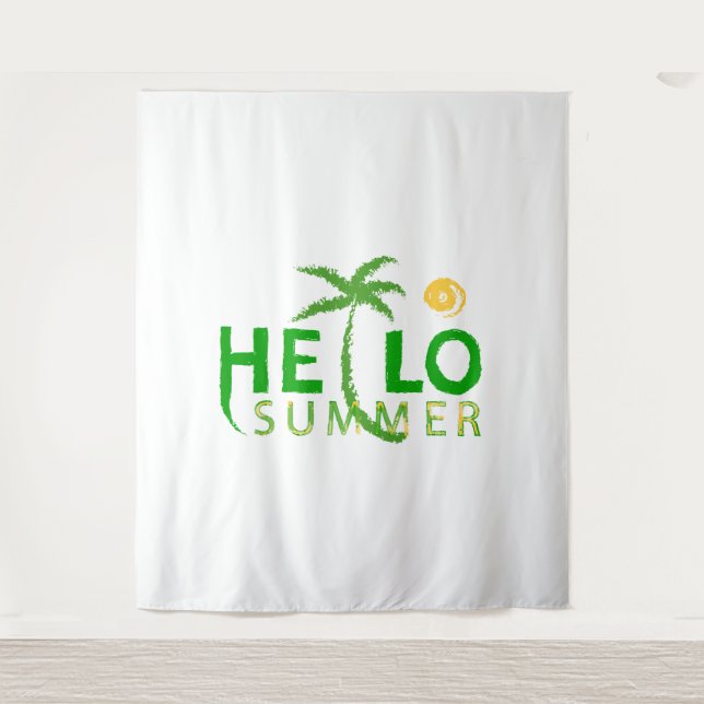 Hello Summer Tapestry (Front)
