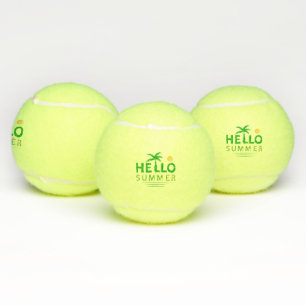 Hello Summer Tennis Balls