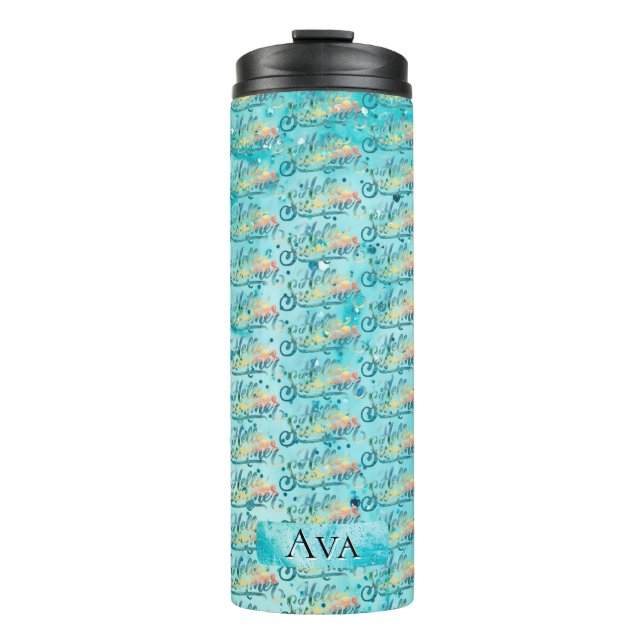 Hello Summer Thermal Tumbler (Front)
