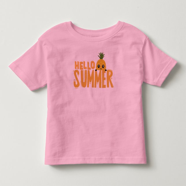 Hello Summer Toddler T-shirt (Front)