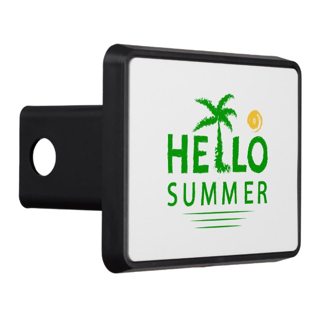 Hello Summer Trailer Hitch Cover (Right)