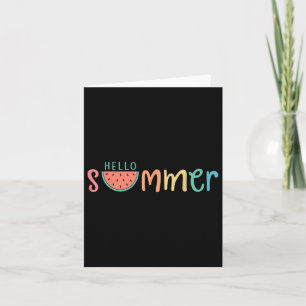 Hello Summer Vacation Watermelon Gift Card