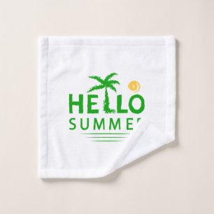 Hello Summer Wash Cloth