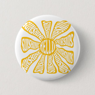 Hello sunshine 2 inch round button