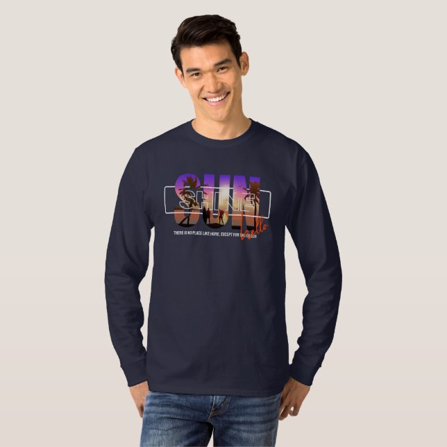 Hello Sunshine (2) | Men Long Sleeve T-Shirt (Front Full)