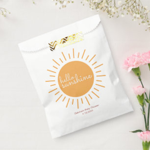 Hello Sunshine Baby Shower Favour Bag