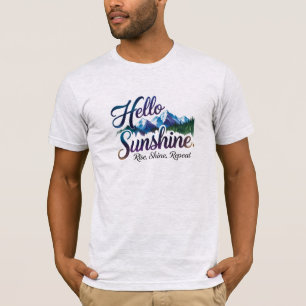 Hello Sunshine – Breathe. Shine. Repeat. T-Shirt