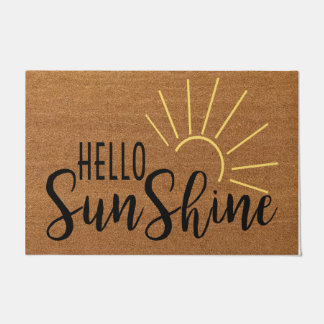 Hello Sunshine doormat, Spring Doormat