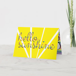 Hello Sunshine! Greeting Card