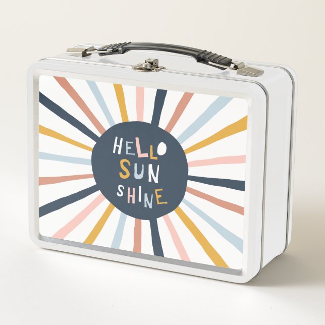 Hello Sunshine Metal Lunch Box (Front)