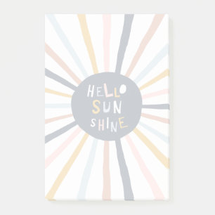 Hello Sunshine Post-it Notes