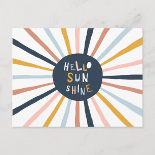 Hello Sunshine Postcard