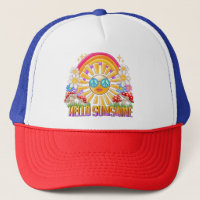 Hello Sunshine Retro Hippie Summer Rainbow Design