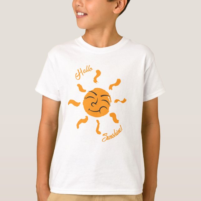 "Hello Sunshine" T-Shirt (Front)