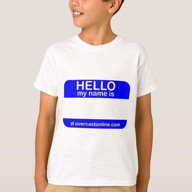 Hello Tag T-Shirt (Front)