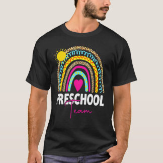 Hello Team Preschool Back To School Teacher Kids R T-Shirt