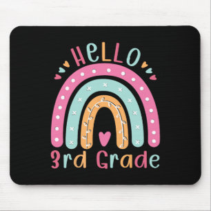 Hello Third Grade Back To School 3rd Grade Teacher Mouse Pad
