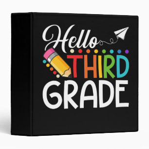 Hello Third Grade Team 3rd Grade Back to School Binder