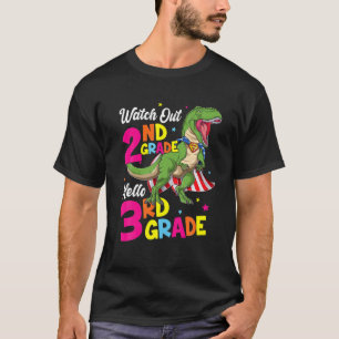 Hello Third Grade Team 3Rd Grade Dinosaur Back To T-Shirt