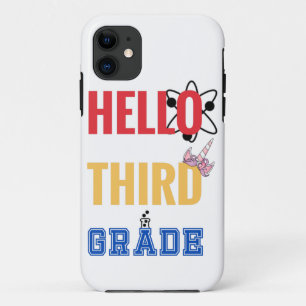 Hello Third Grade   Wonderful design for 3rd-grade iPhone 11 Case