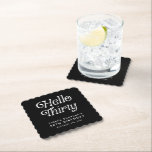 Hello Thirty Retro 30th Birthday Paper Coaster<br><div class="desc">Add a stylish finishing touch to your milestone celebration with this Hello Thirty Retro 30th Birthday Classic Round Sticker, designed with bold retro typography in a timeless black-and-white layout. Perfect for sealing envelopes, decorating favour bags, or adding flair to party décor, this customizable 30th birthday sticker can be personalized with...</div>