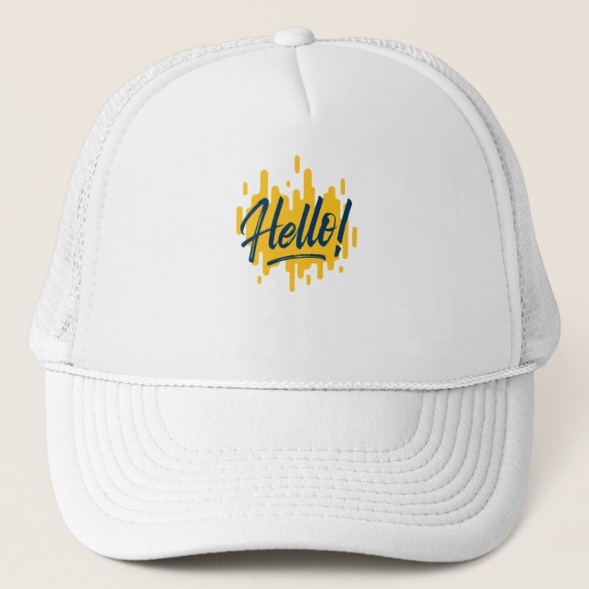 Hello Trucker Hat (Front)