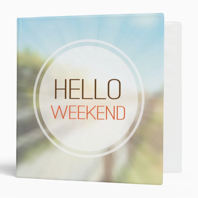 Hello Weekend 2 Binder (Front/Inside)