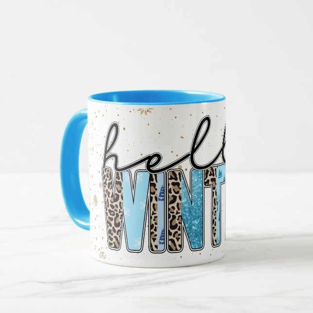Hello Winter Customize Mug (Front Left)