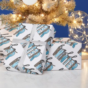 Hello Winter Customize Wrapping Paper