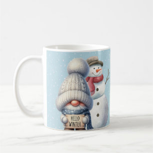 Hello Winter Gnome Mug