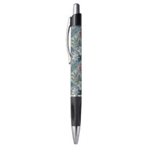 Hello Winter Pines & Flowers Pen