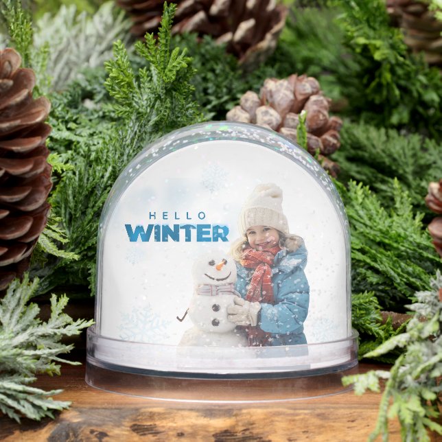 Hello Winter Vintage Photo  (Hiver)