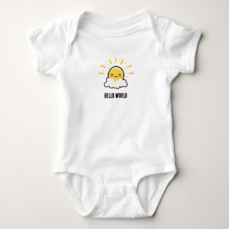 Hello World Baby bodysuit