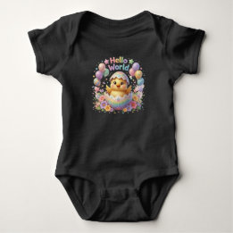 Hello World Baby Bodysuit