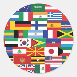 Hello World :) Classic Round Sticker