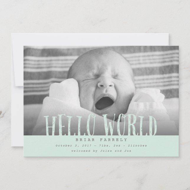 Hello world clouds-mint announcement (Front)