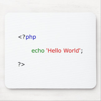 hello world mouse pad