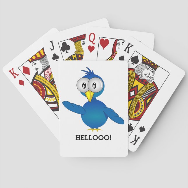 HELLOOO ! BIRD! PLAYING CARDS (Back)