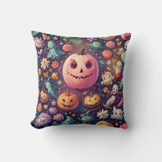 Helloween Fi Throw Pillow