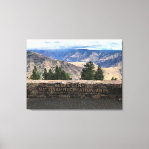 Hells Canyon Scenic Byway, OR Canvas Print