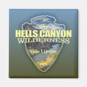 Hells Canyon WA (arrowhead) Magnet